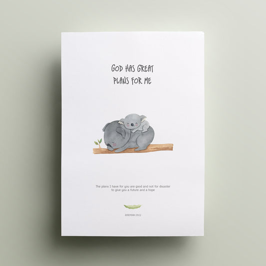 God has great plans for me (Aussie Animals)