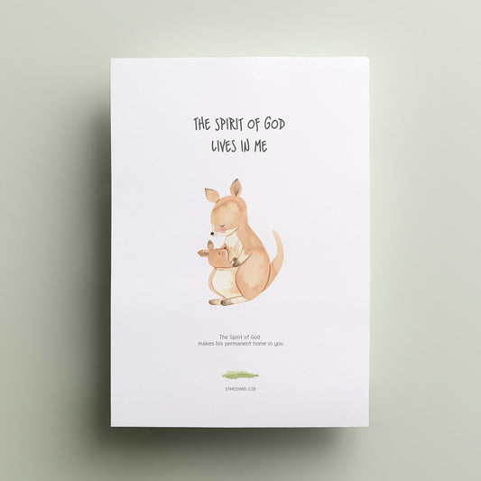 The Spirit of God lives within me (Aussie Animals)