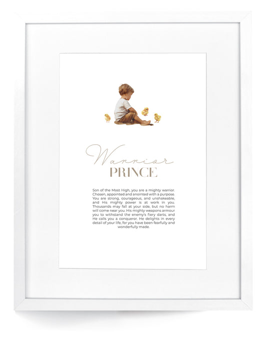 Warrior Prince Framed