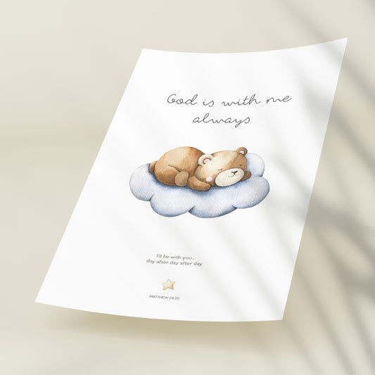 God is with me always (Sleepy Animals)